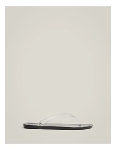 Frida Jelly Flip Flops in Black
