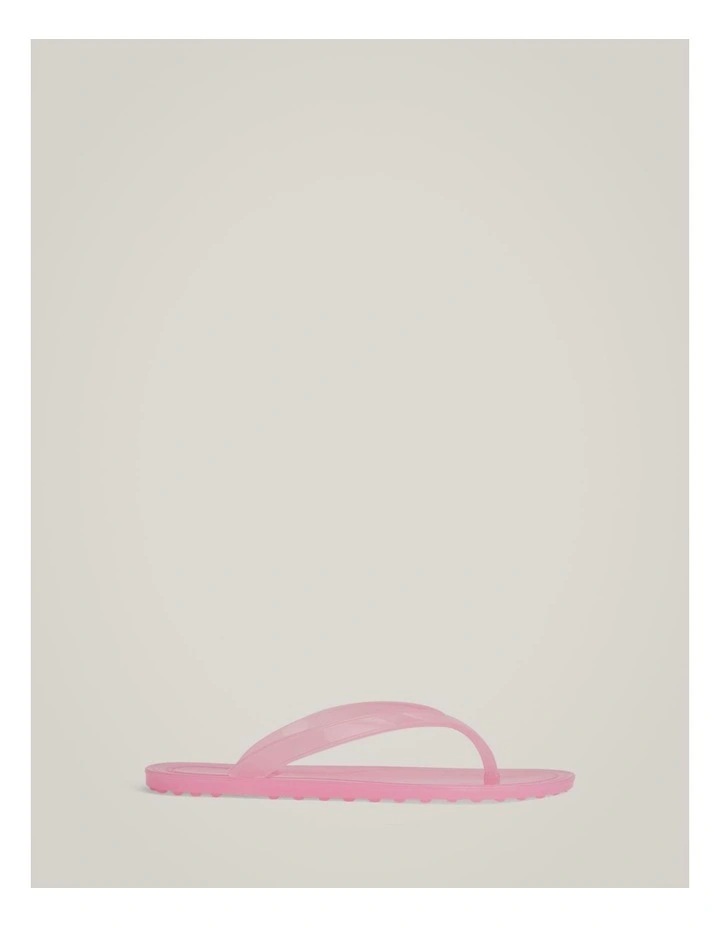 Frida Jelly Flip Flops in Soft Pink image 1