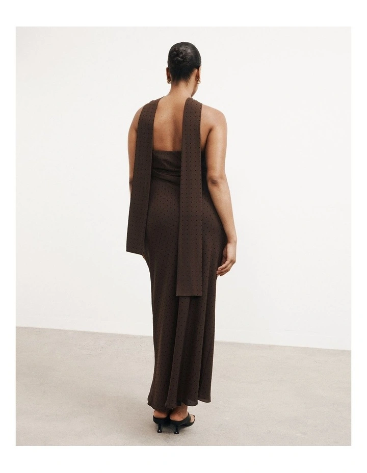 Scarf Maxi Dress image 7