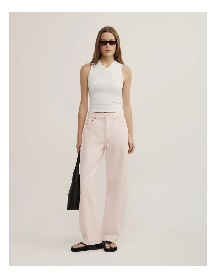 Soft Curve Jeans in Soft Pink image 1