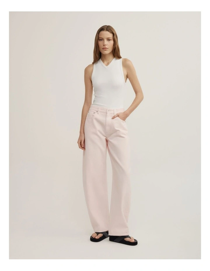Soft Curve Jeans in Soft Pink image 3