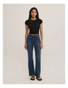 Slim Bootcut Jeans in Pacific Wash