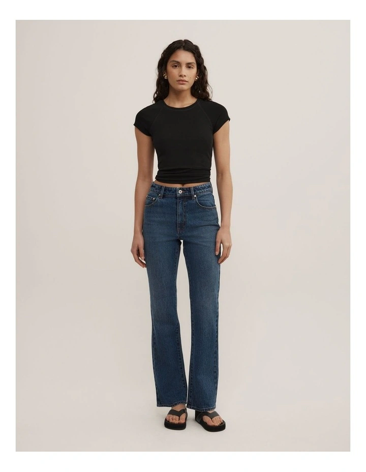 Slim Bootcut Jeans in Pacific Wash image 1