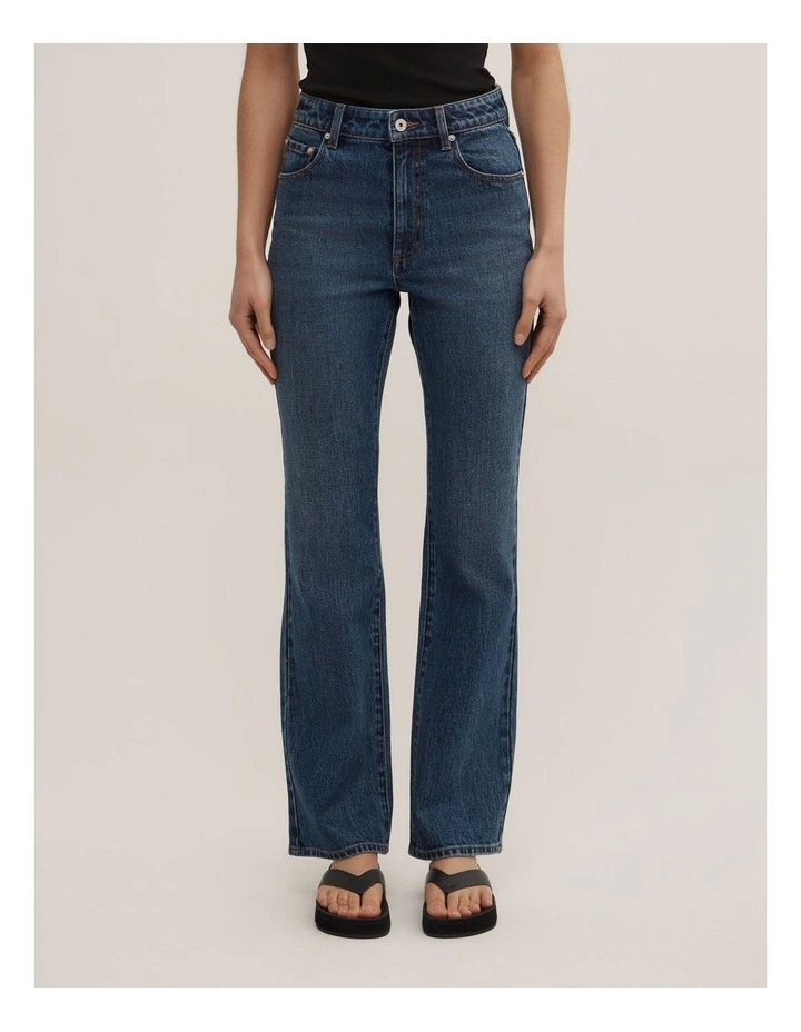 Slim Bootcut Jeans in Pacific Wash image 2