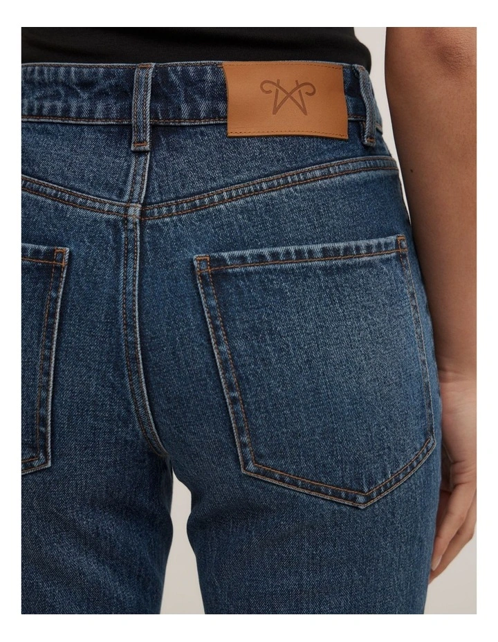 Slim Bootcut Jeans in Pacific Wash image 3