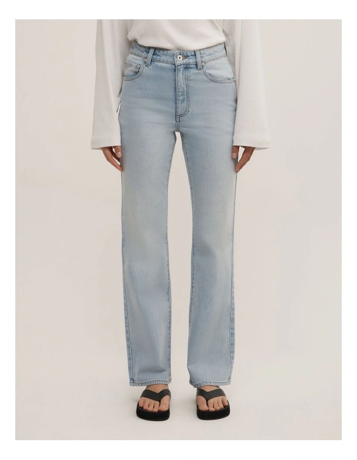 Slim Bootcut Jeans in Cool Blue image 2