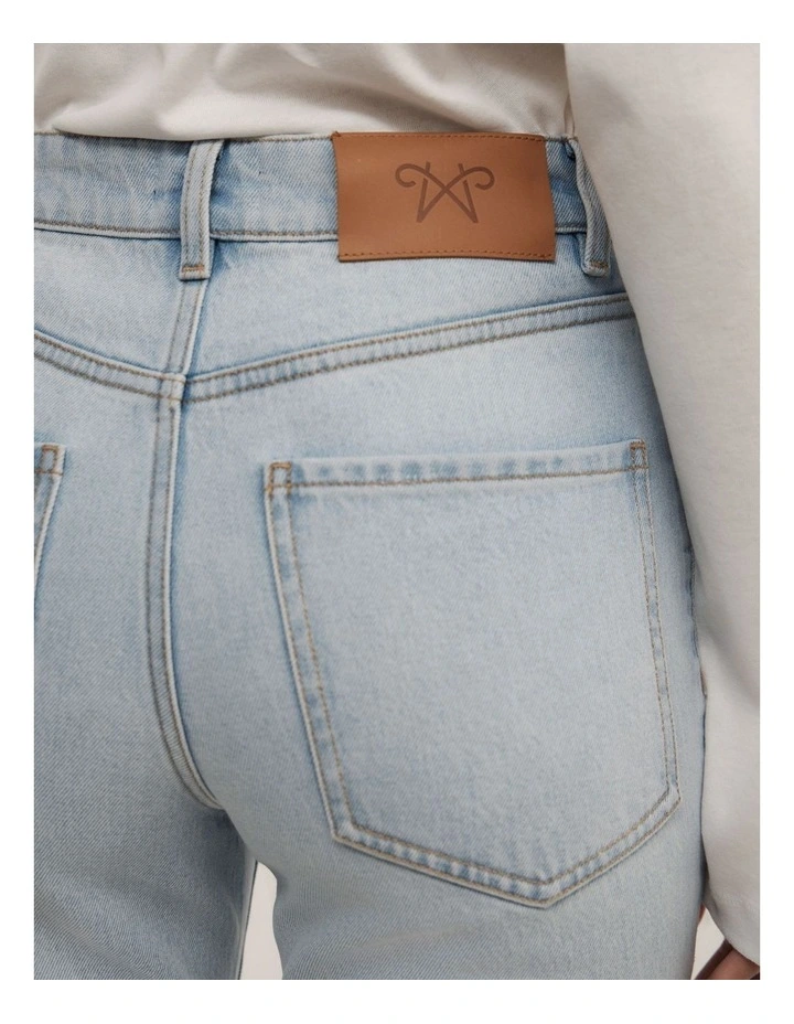 Slim Bootcut Jeans in Cool Blue image 5