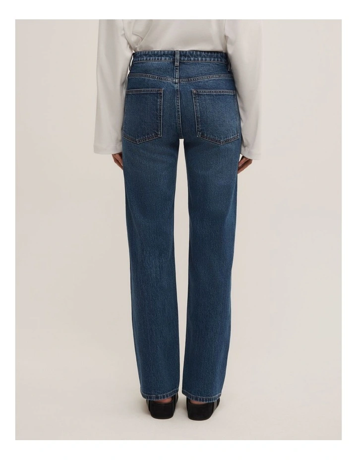 Mid Rise Slim Jeans in Pacific Wash image 2