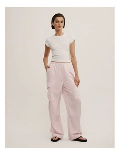 Cargo Pant in Soft Pink