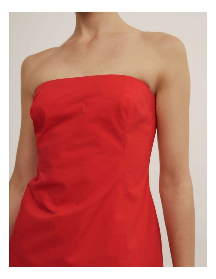 Cotton Bodice in Scarlet image 3
