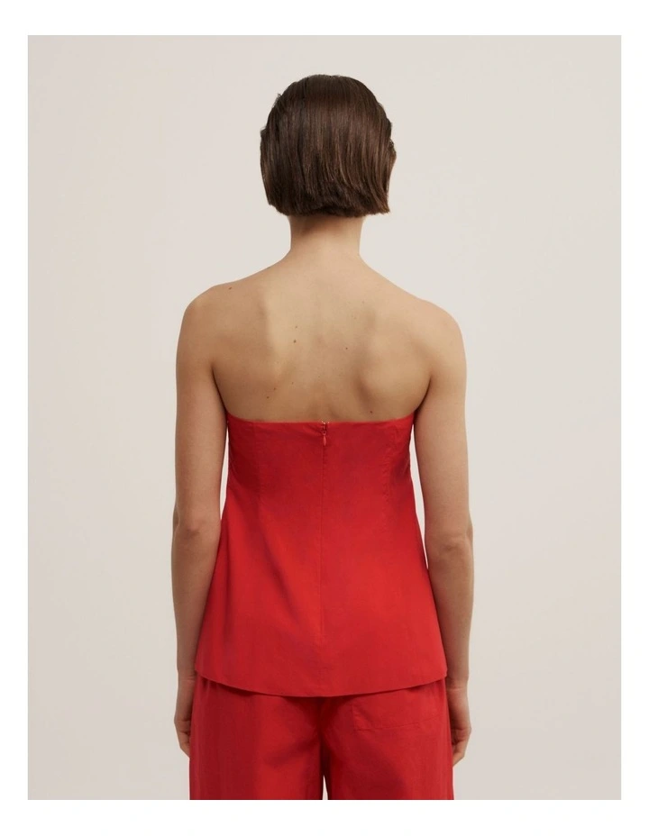 Cotton Bodice in Scarlet image 4