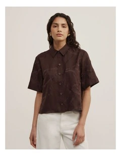 Relaxed Shirt in Espresso