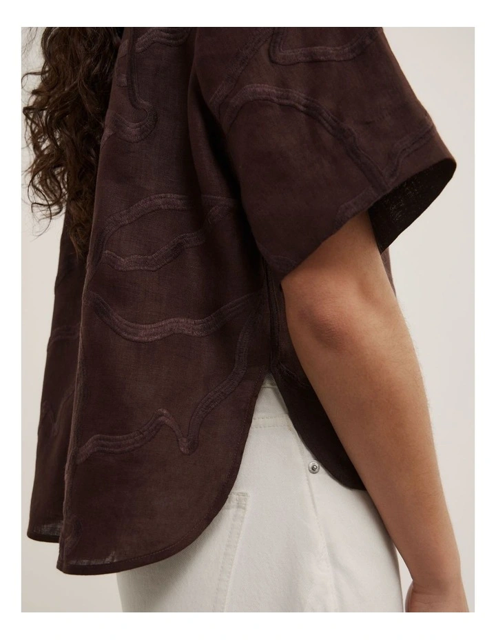 Relaxed Shirt in Espresso image 4