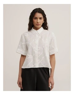 Relaxed Shirt in Fresh White