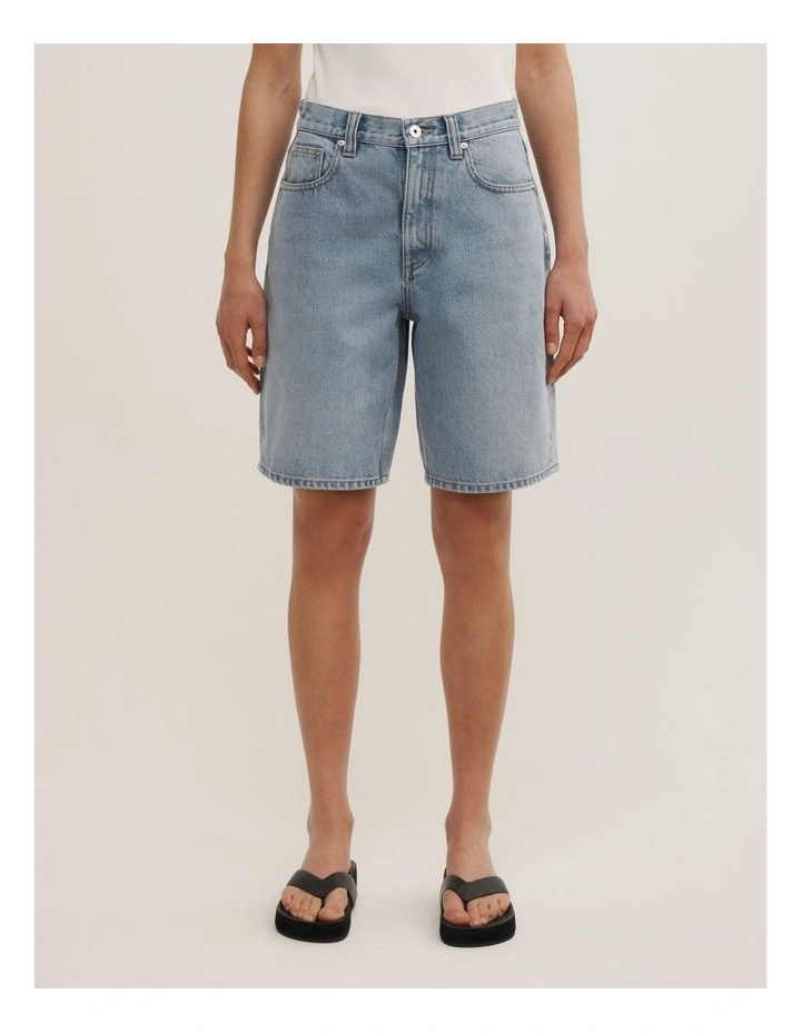 Denim Bermuda Shorts in Amalfi Wash image 2