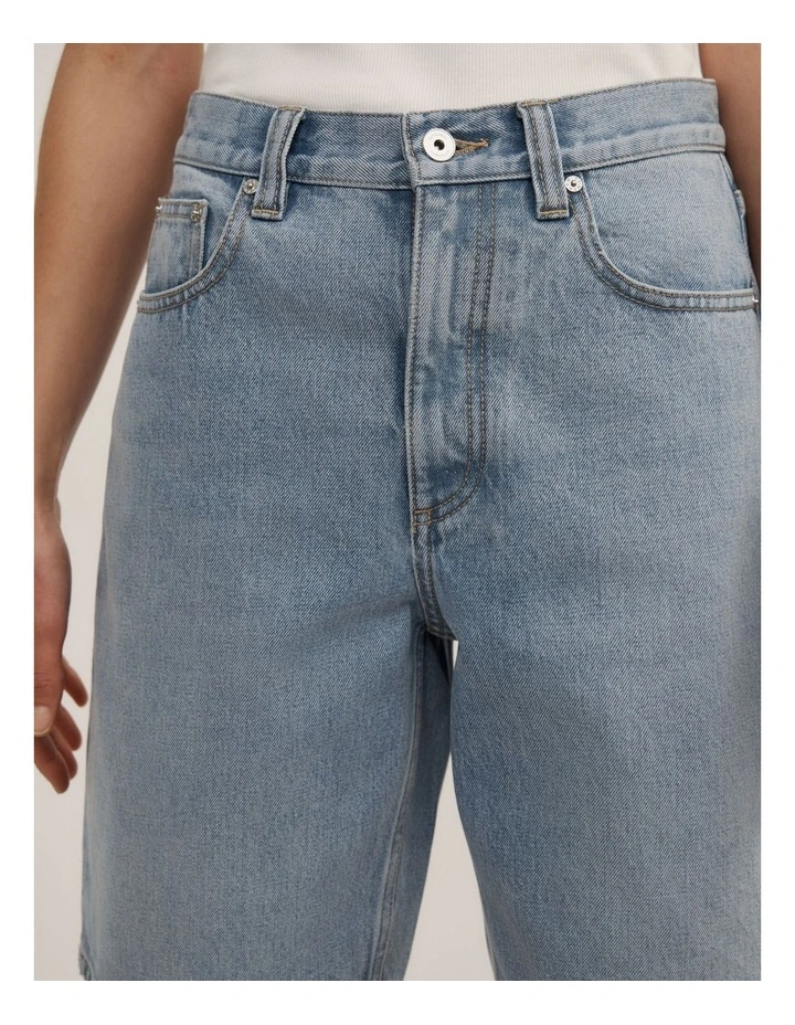 Denim Bermuda Shorts in Amalfi Wash image 3