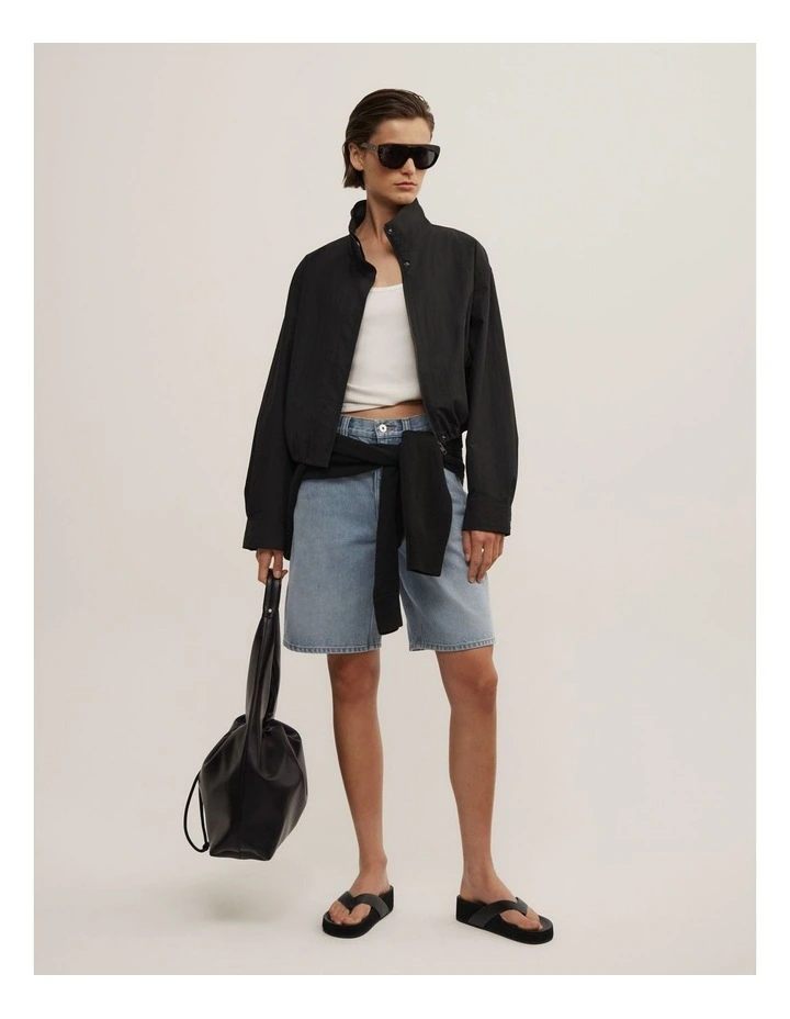 Denim Bermuda Shorts in Amalfi Wash image 4