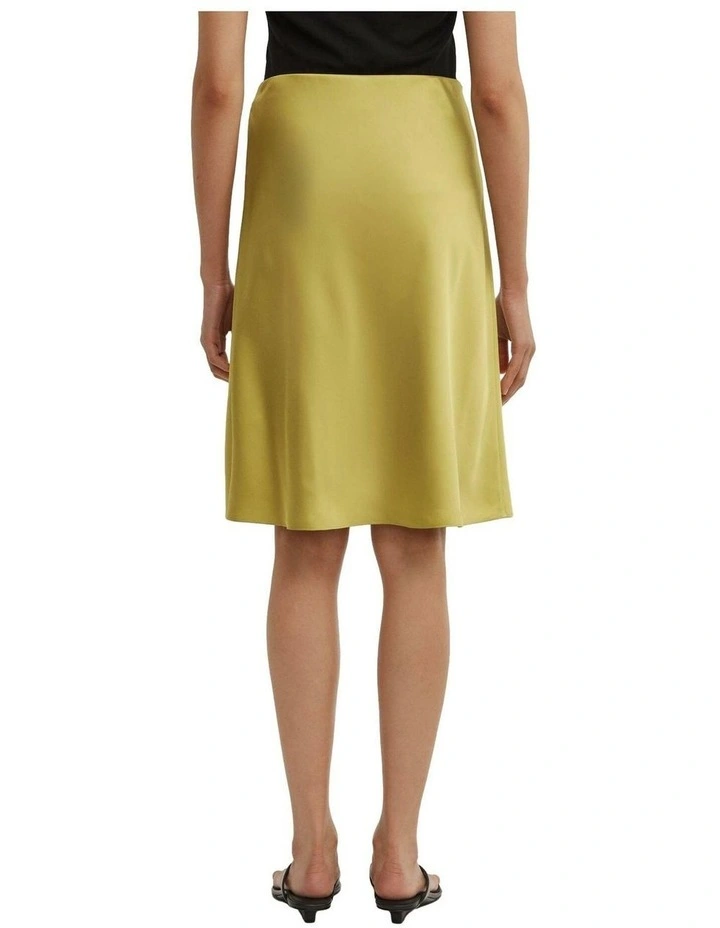 Satin Midi Skirt image 6
