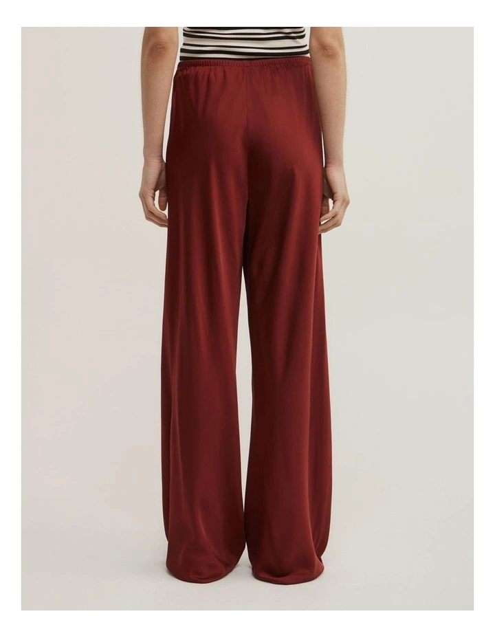 Bias Pull On Pants in Rust image 5
