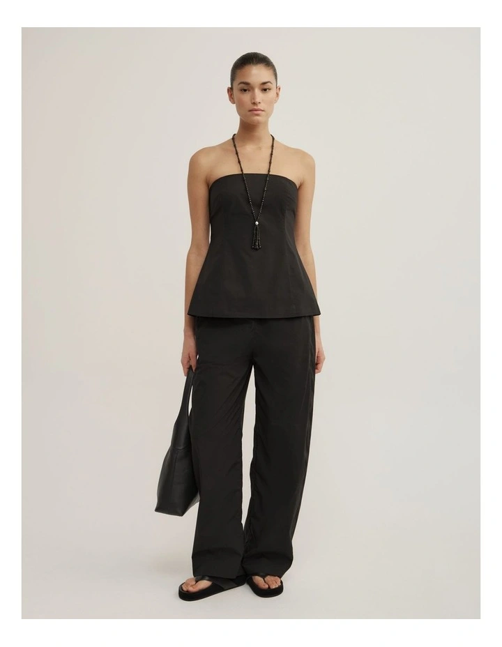 Cotton Bodice in Black image 2