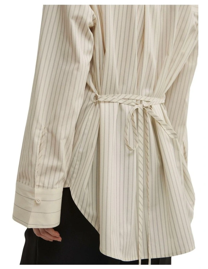 Spliced Stripe Shirt image 4