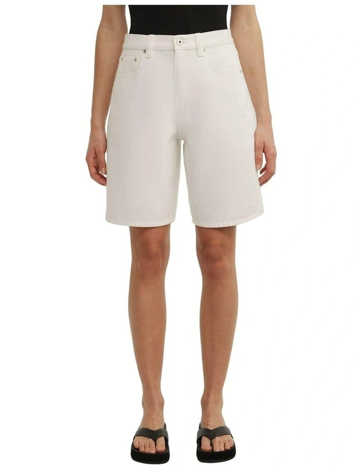 Denim Bermuda Shorts image 4