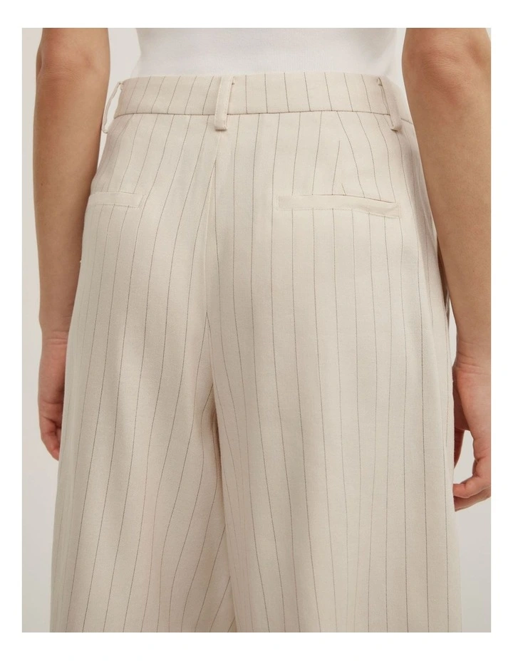 Pinstripe Bermuda Shorts in Chalk Pinstripe image 5