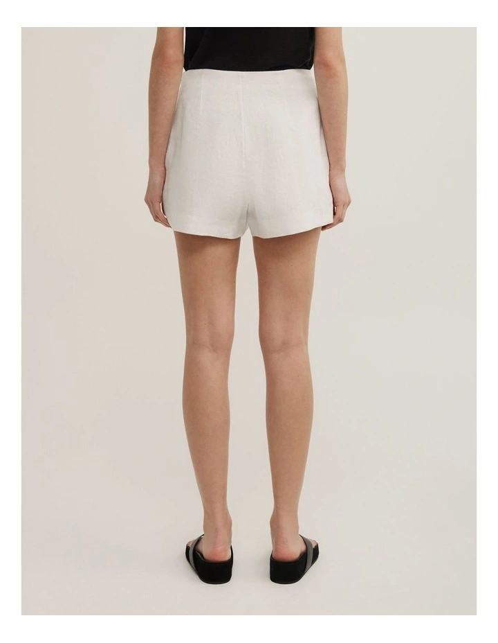 Cutwork Shorts in Fresh White image 4