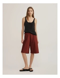 Satin Bermuda Short