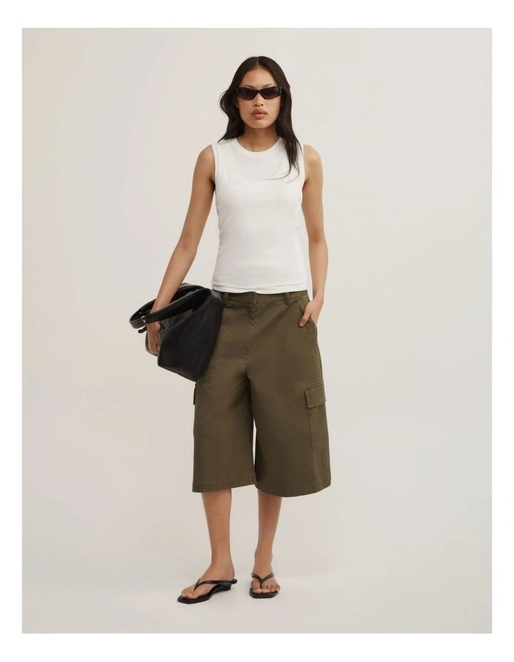Overlay Tank in Fresh White image 2