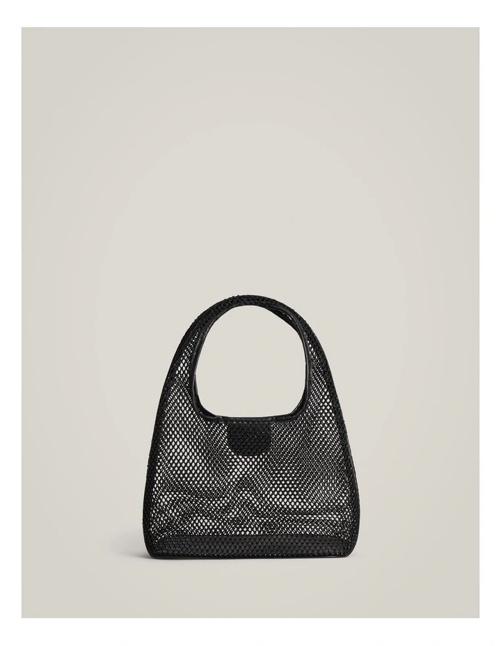 Mindy Mesh Bag in Black image 1