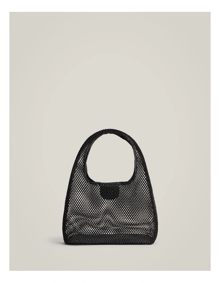 Mindy Mesh Bag in Black image 5