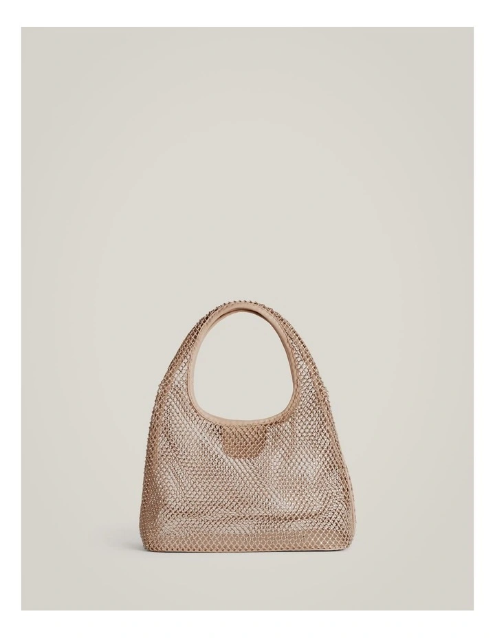 Mindy Mesh Bag in Nude image 1