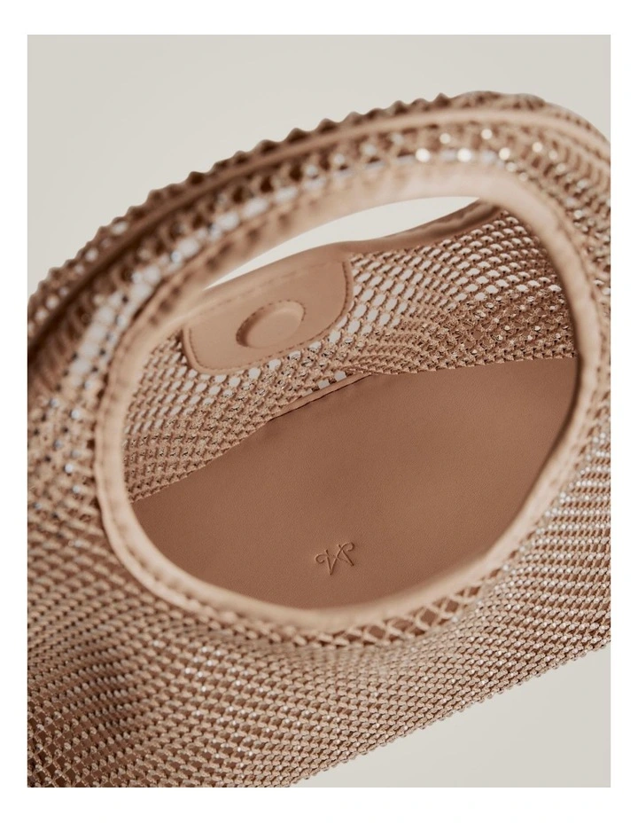 Mindy Mesh Bag in Nude image 4