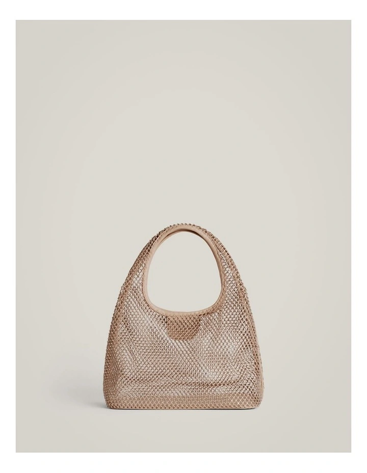 Mindy Mesh Bag in Nude image 5