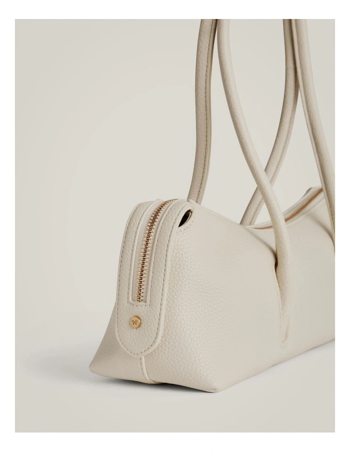 Whitley Shoulder Bag in Chalk image 3