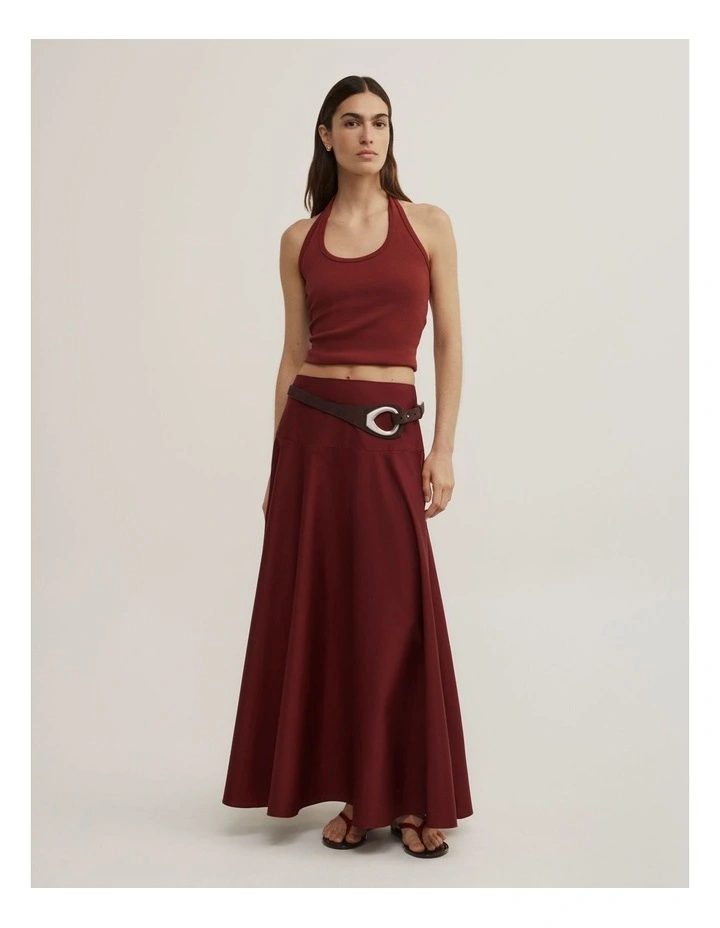 Dara Suede Belt in Espresso image 2