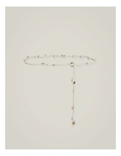 Rafa Beaded Belt in Chalk