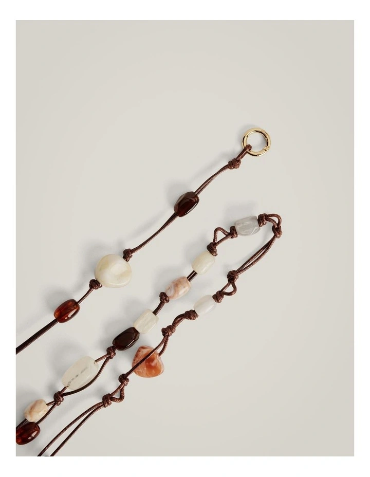 Rafa Beaded Belt in Chalk image 3