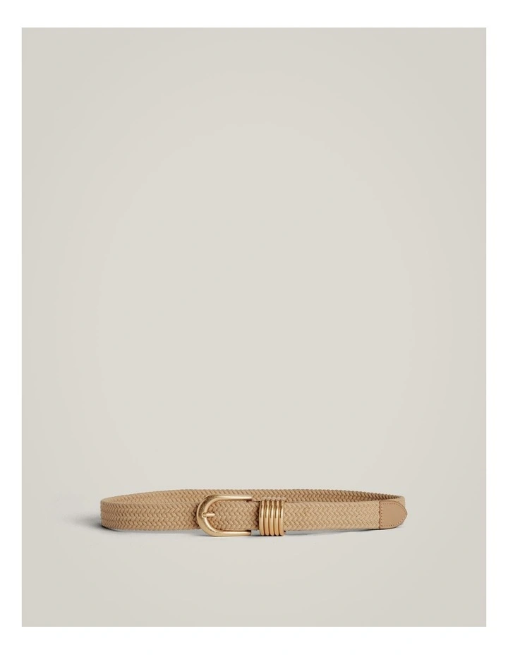 Clarissa Stretch Belt in Natural image 1