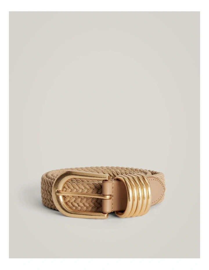 Clarissa Stretch Belt in Natural image 3