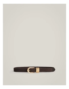Clarissa Stretch Belt in Espresso