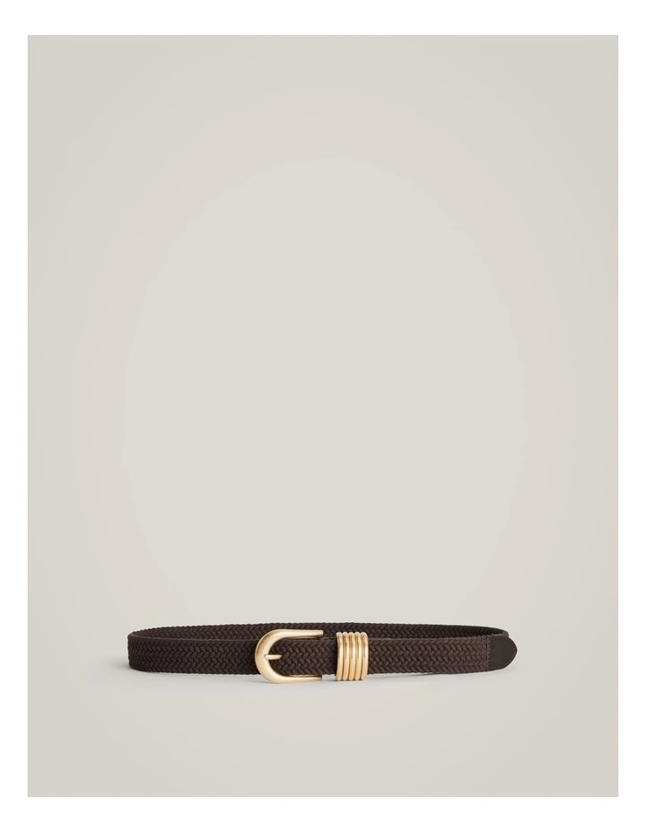 Clarissa Stretch Belt in Espresso image 1