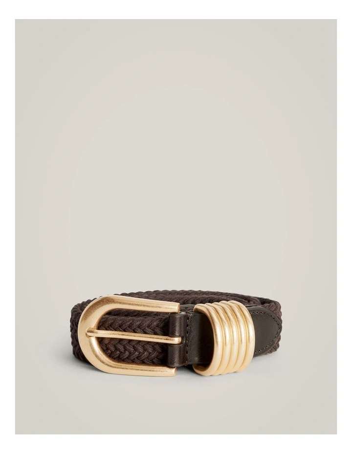 Clarissa Stretch Belt in Espresso image 3