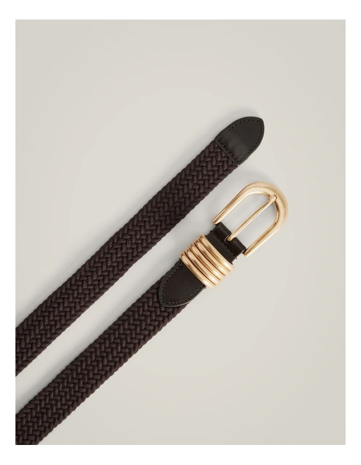 Clarissa Stretch Belt in Espresso image 4