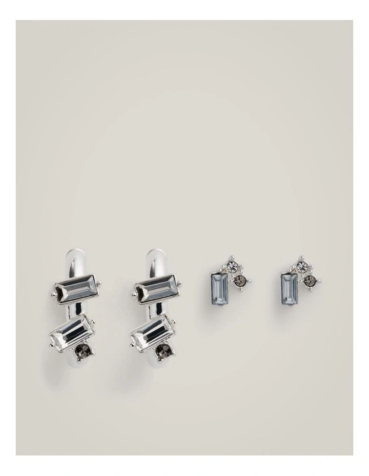Ava Earring Set in Silver image 1