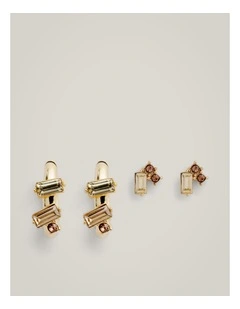 Ava Earring Set in Gold