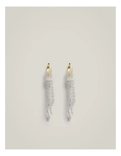 Olive Drop Earrings in Gold