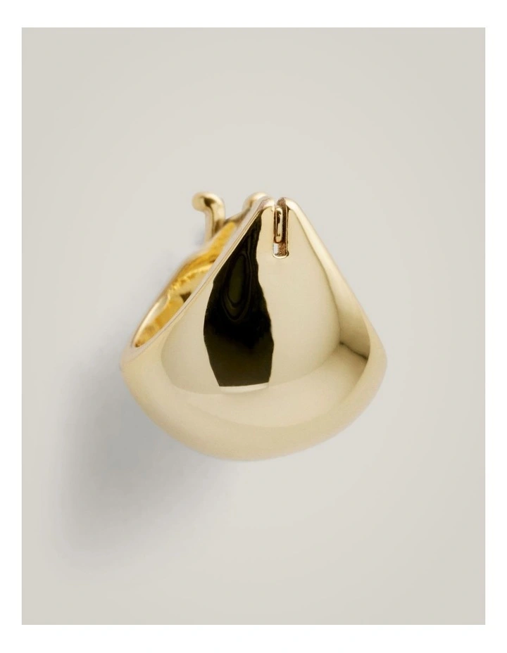 Aubrey Hoop Earrings in Gold image 3