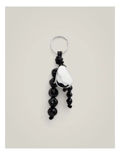 Olive Key Ring in Black